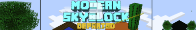 Curse / Twitch: Modern Skyblock 3: Departed Banner